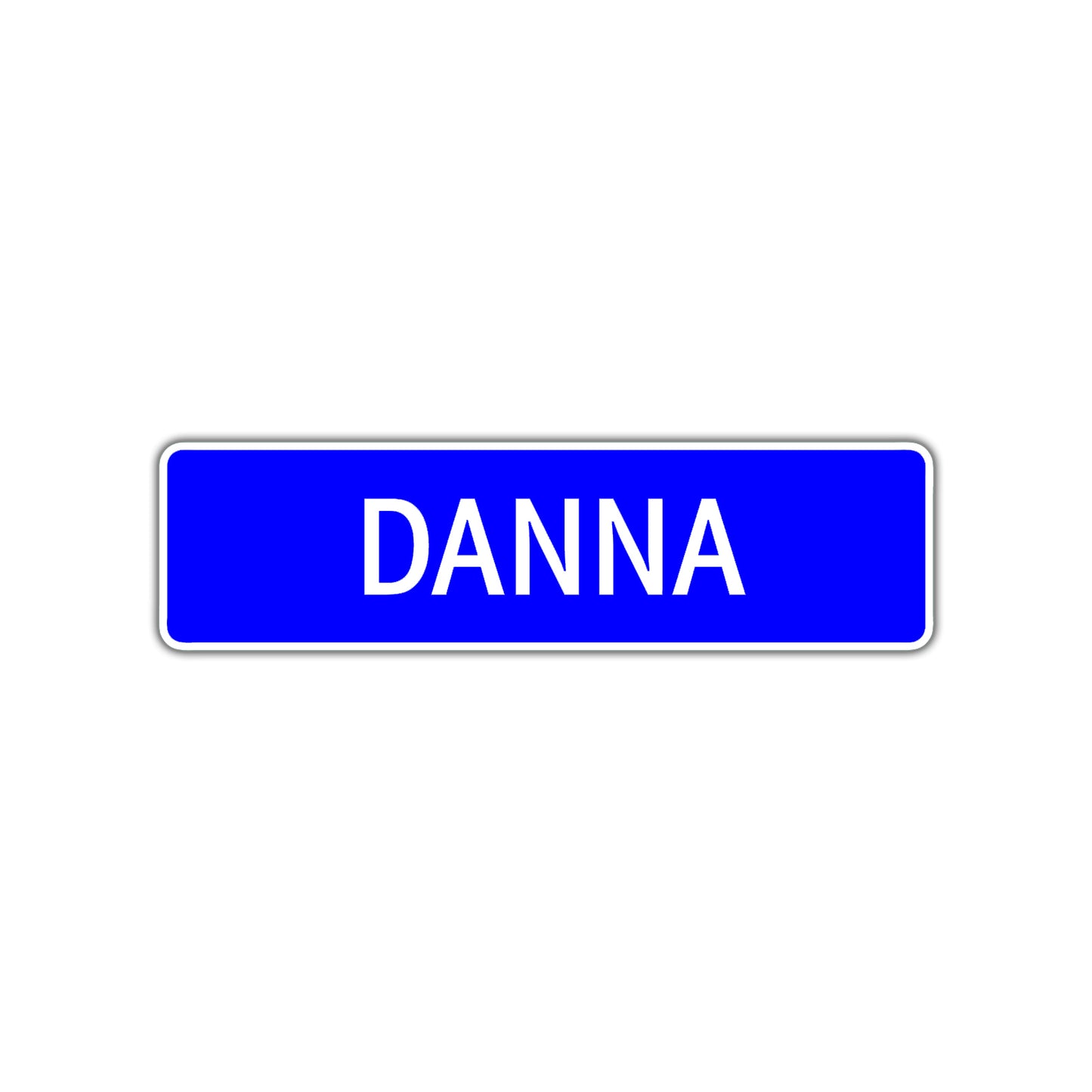 Danna Street Sign Plate