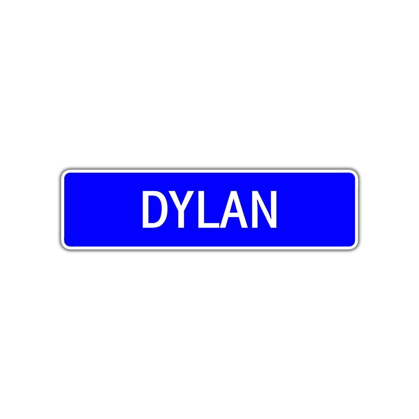 Dylan Street Metal Sign Plate