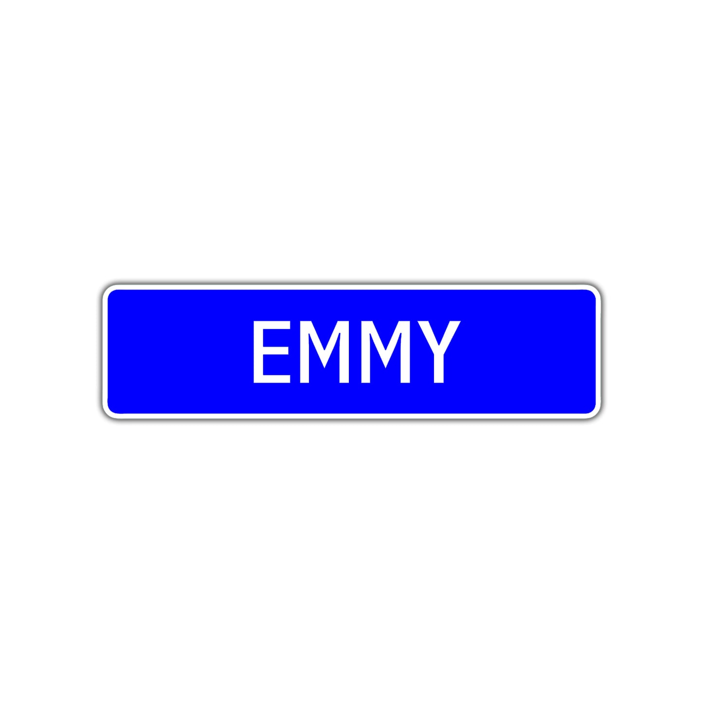 Emmy Street Metal Sign Plate