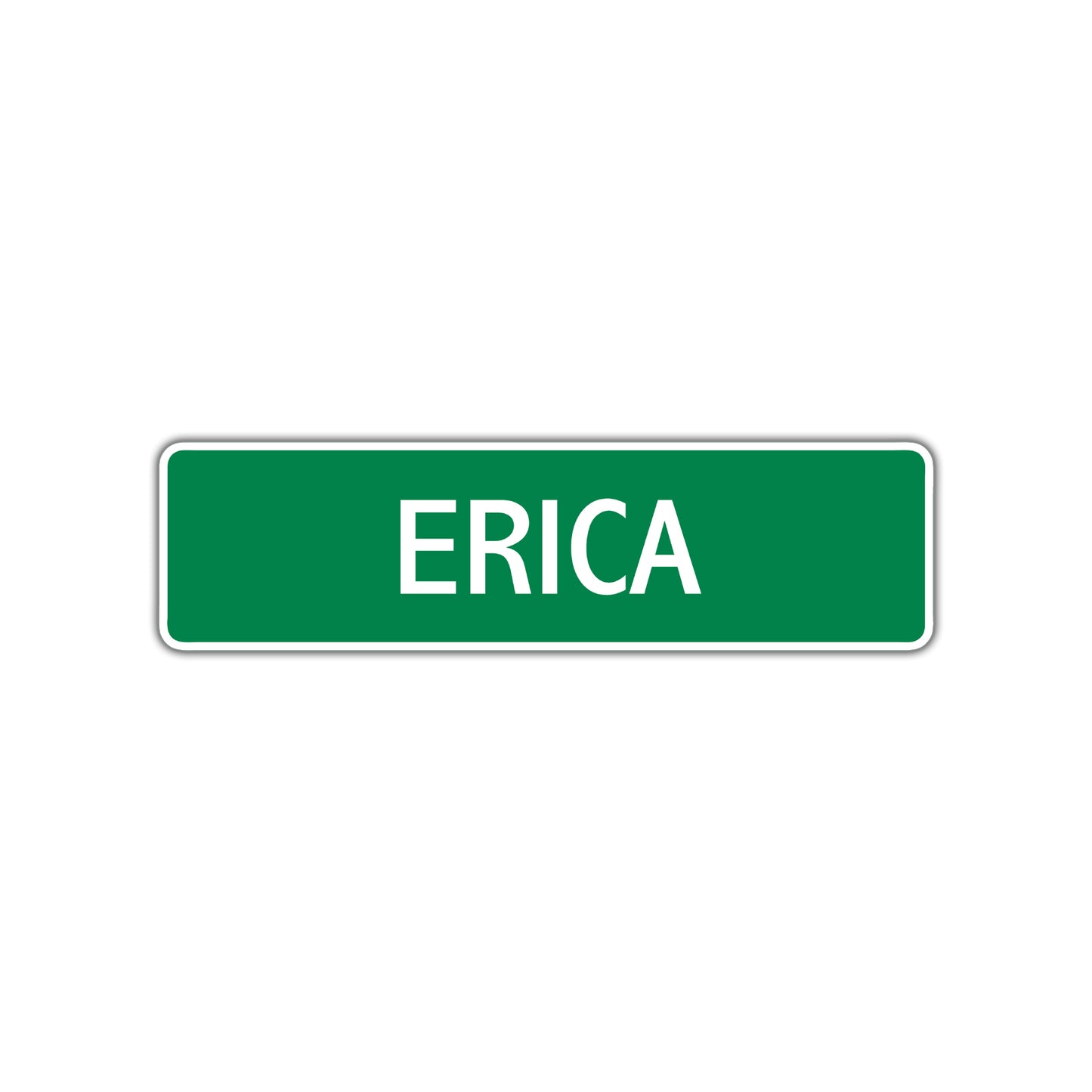 Erica Street Sign