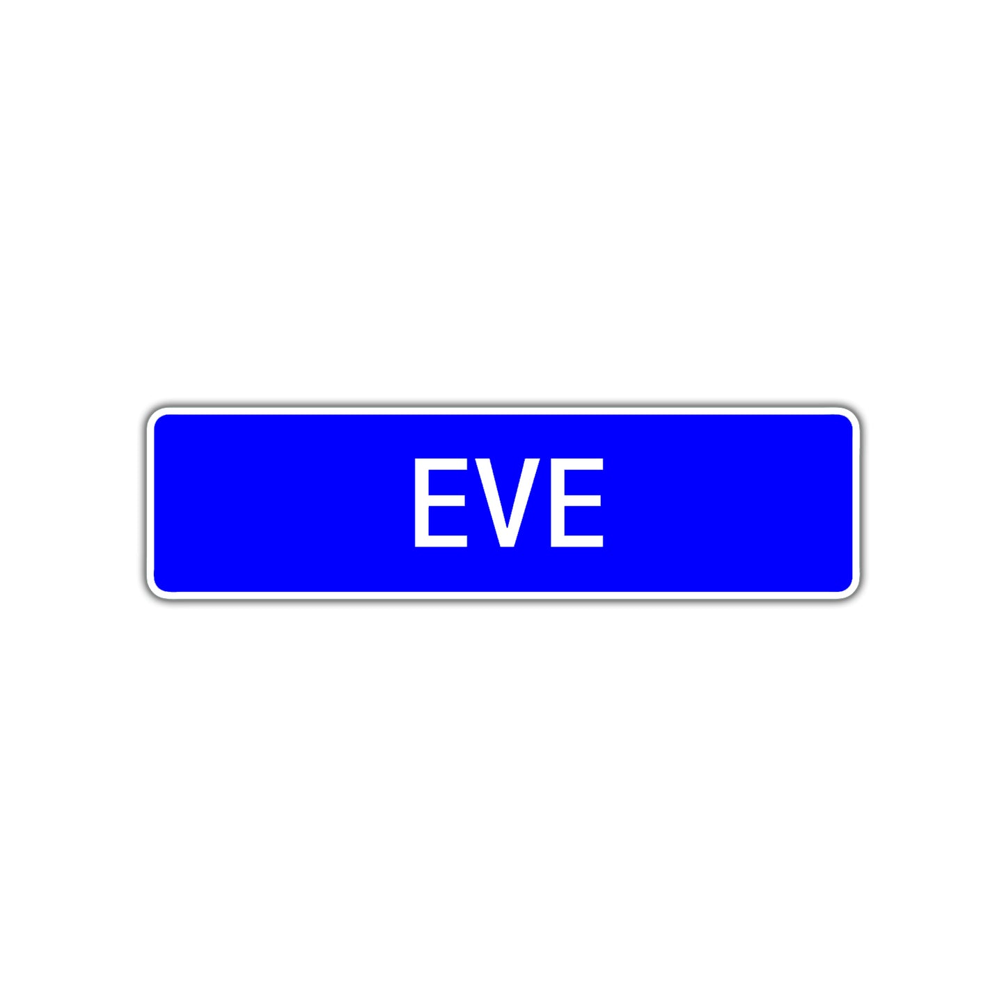 Eve Street Metal Sign Plate