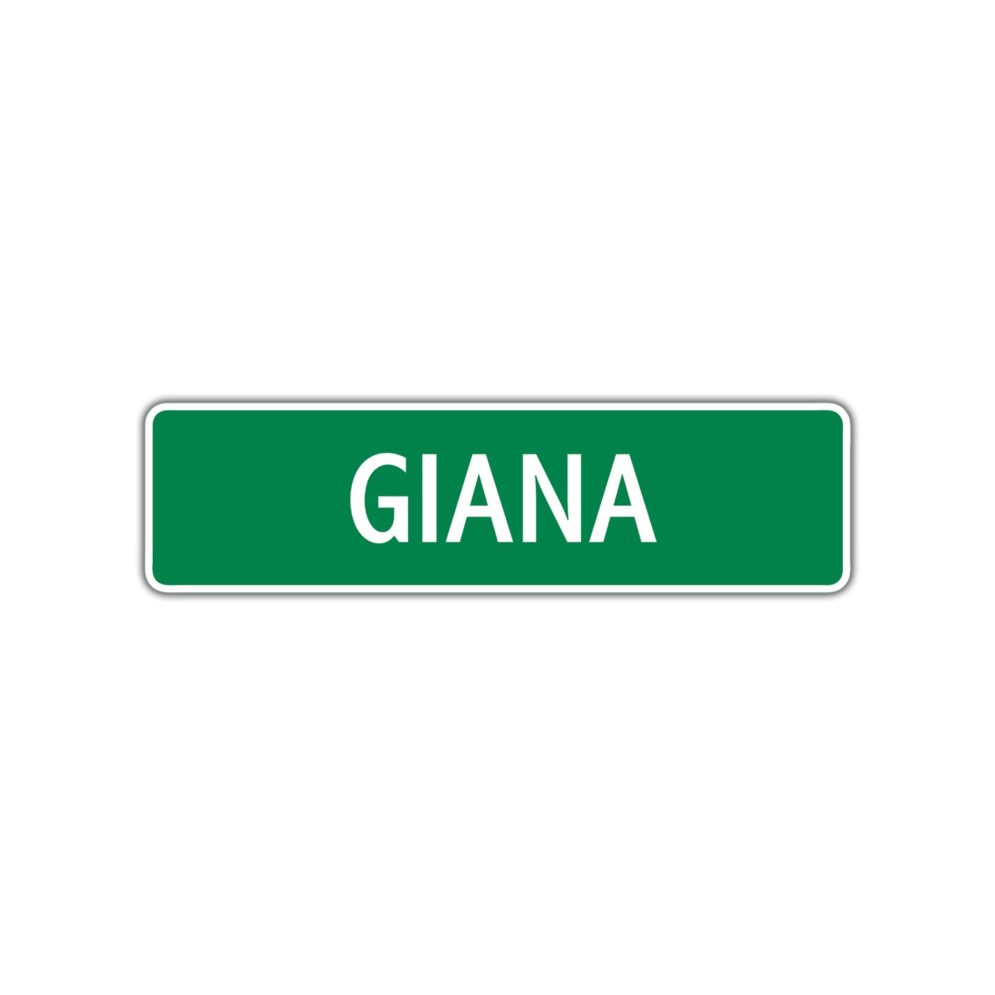 Giana Street Sign