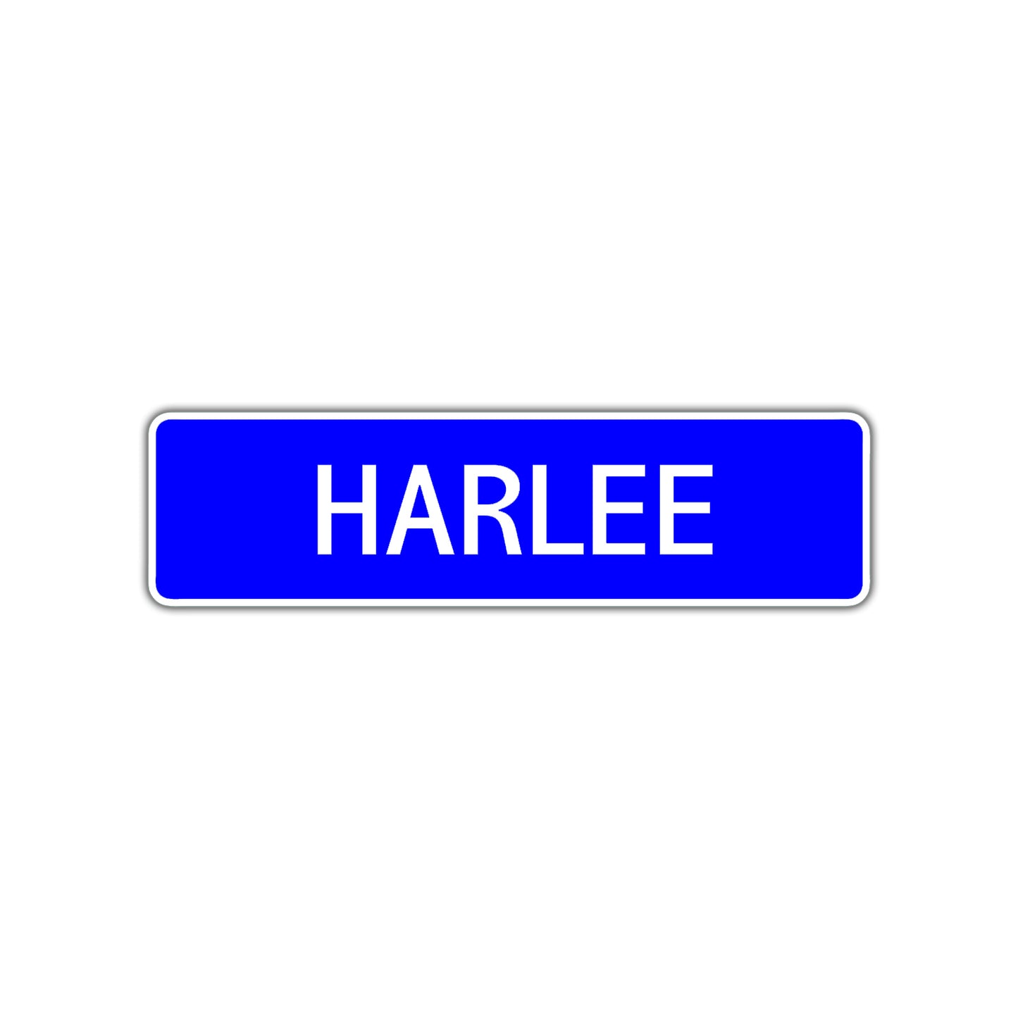 Harlee Street Metal Sign Plate