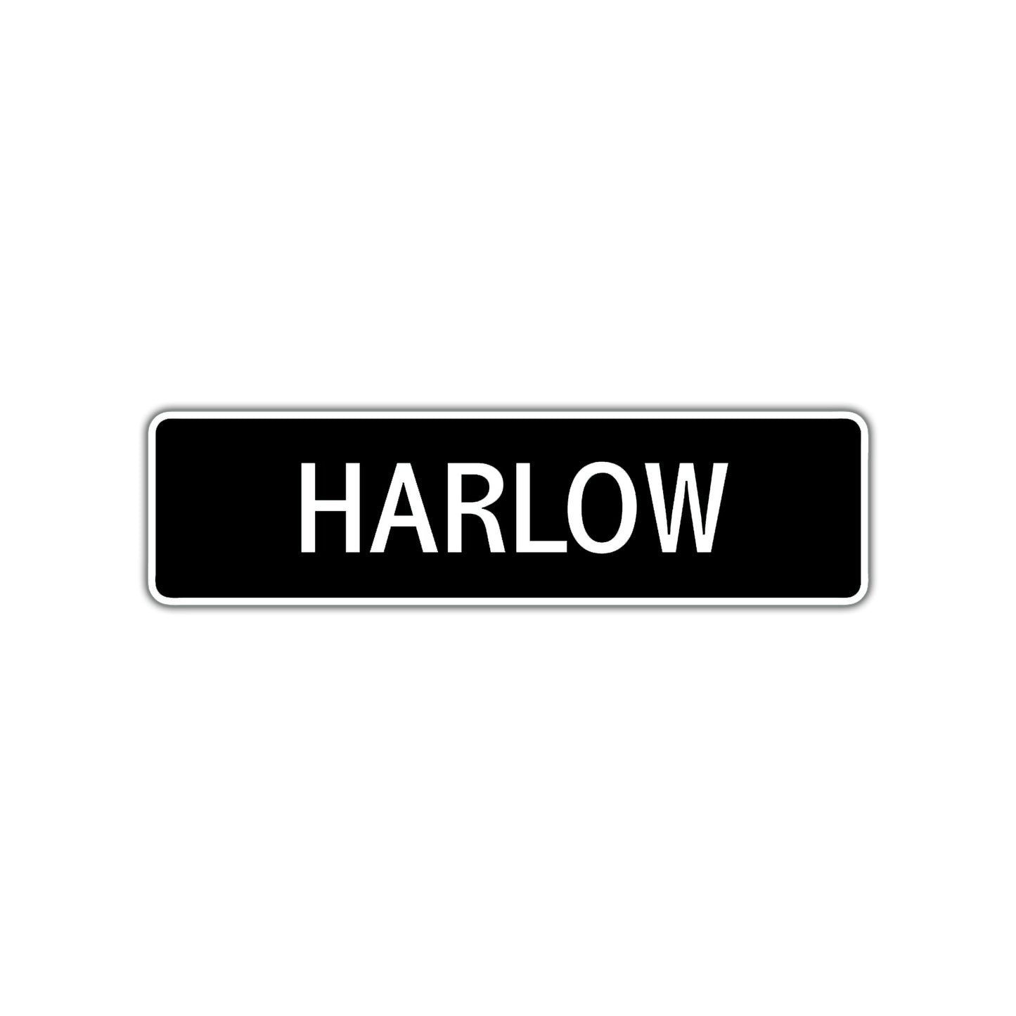 Harlow Street Metal Sign