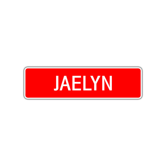 Jaelyn Street Sign