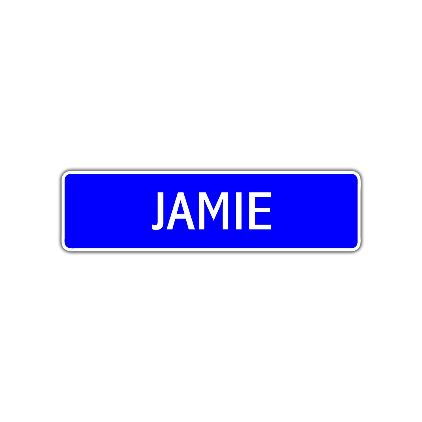Jamie Street Metal Sign Plate