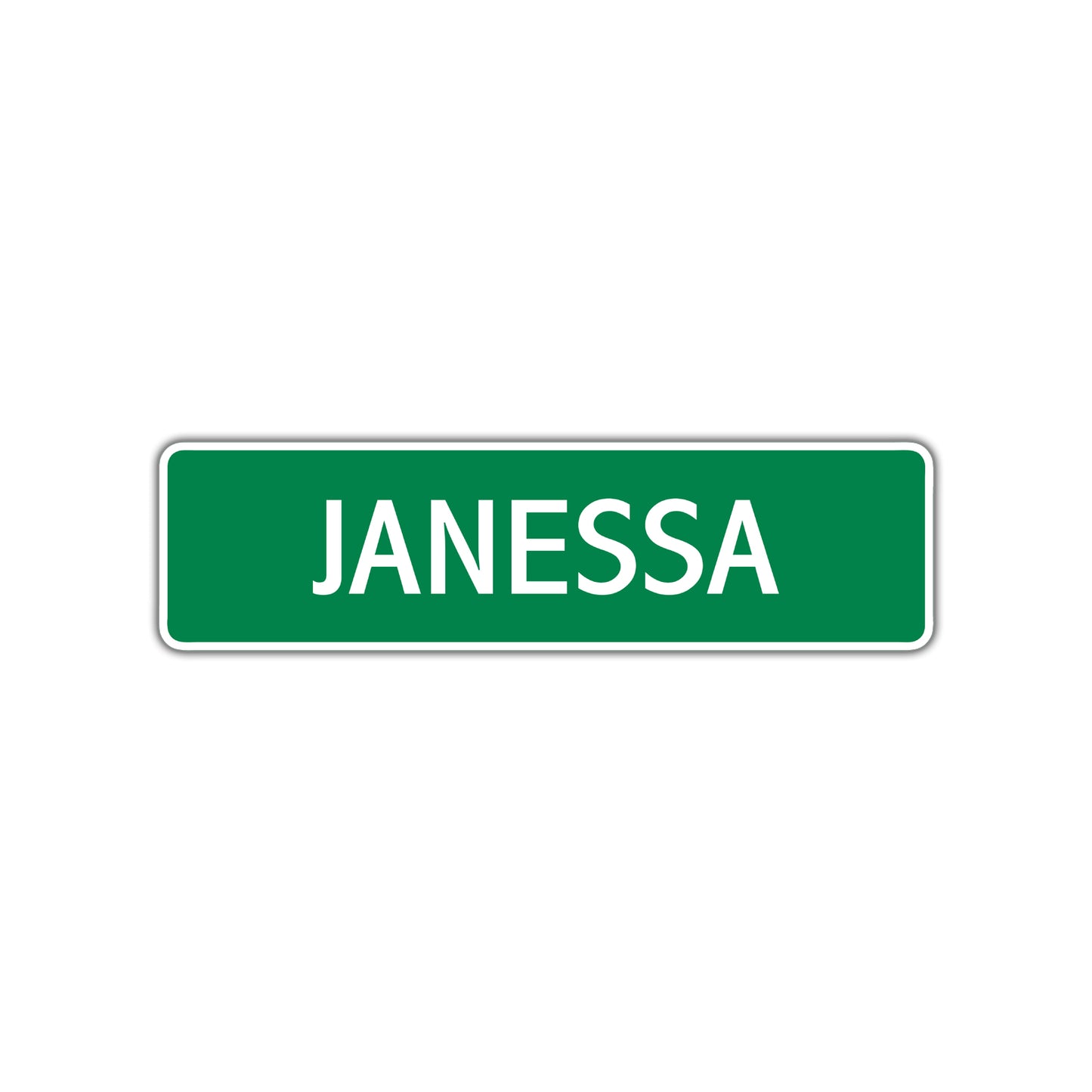 Janessa Street Sign