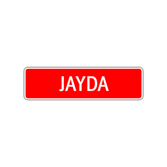 Jayda Street Sign