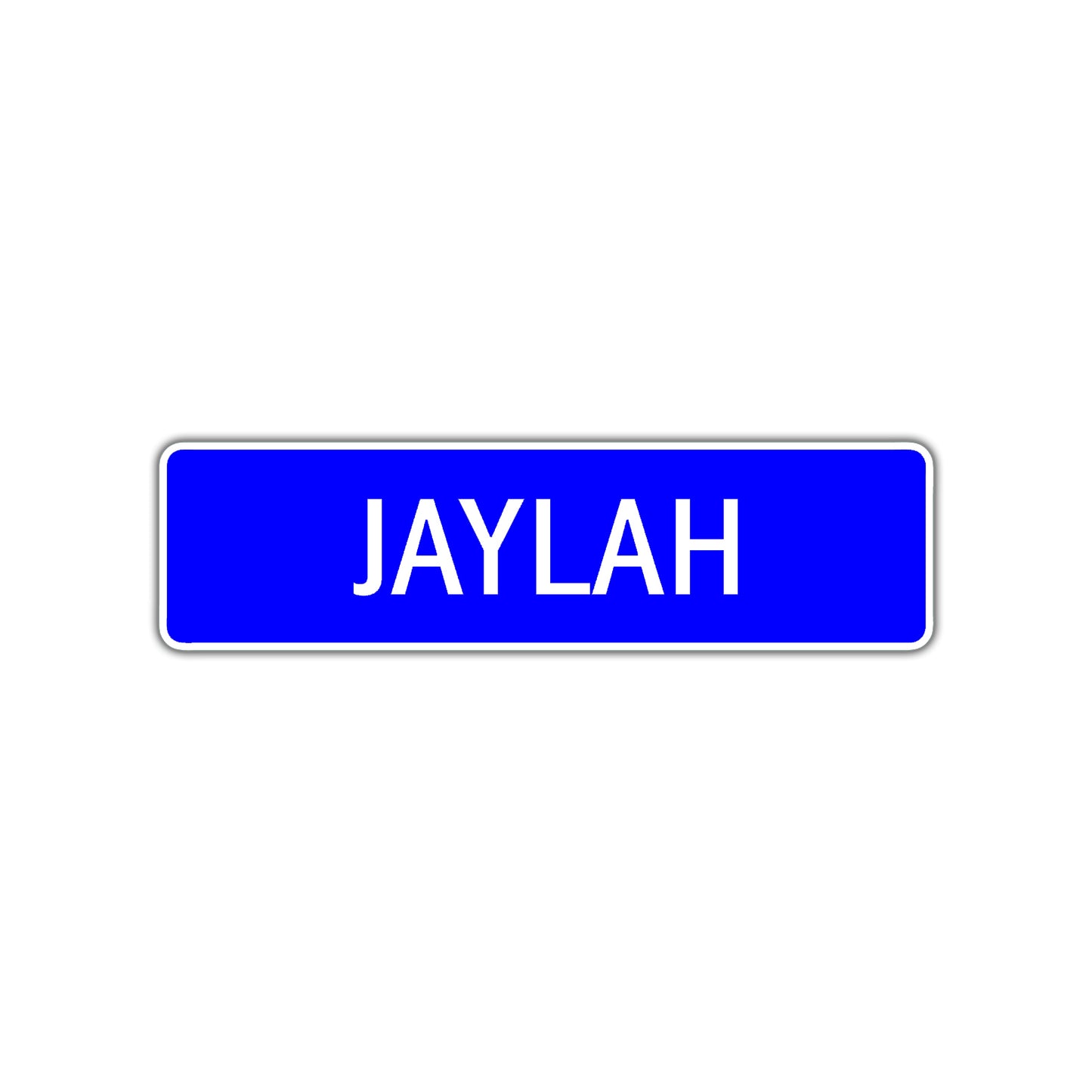 Jaylah Street Metal Sign Plate