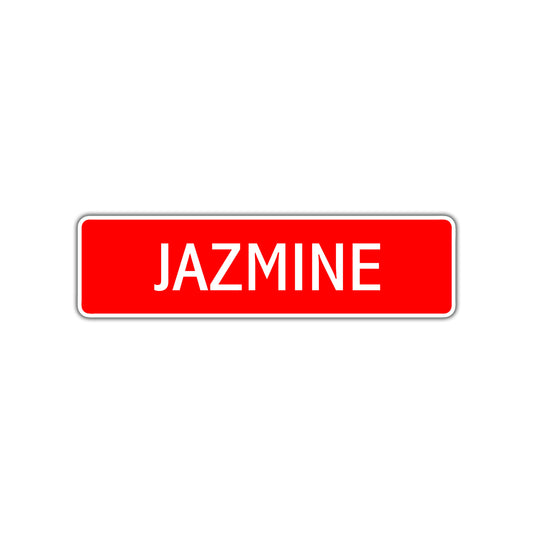 Jazmine Street Sign