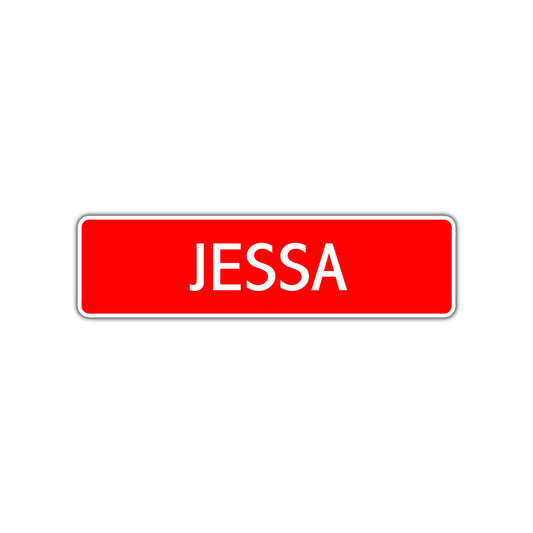 Jessa Street Sign