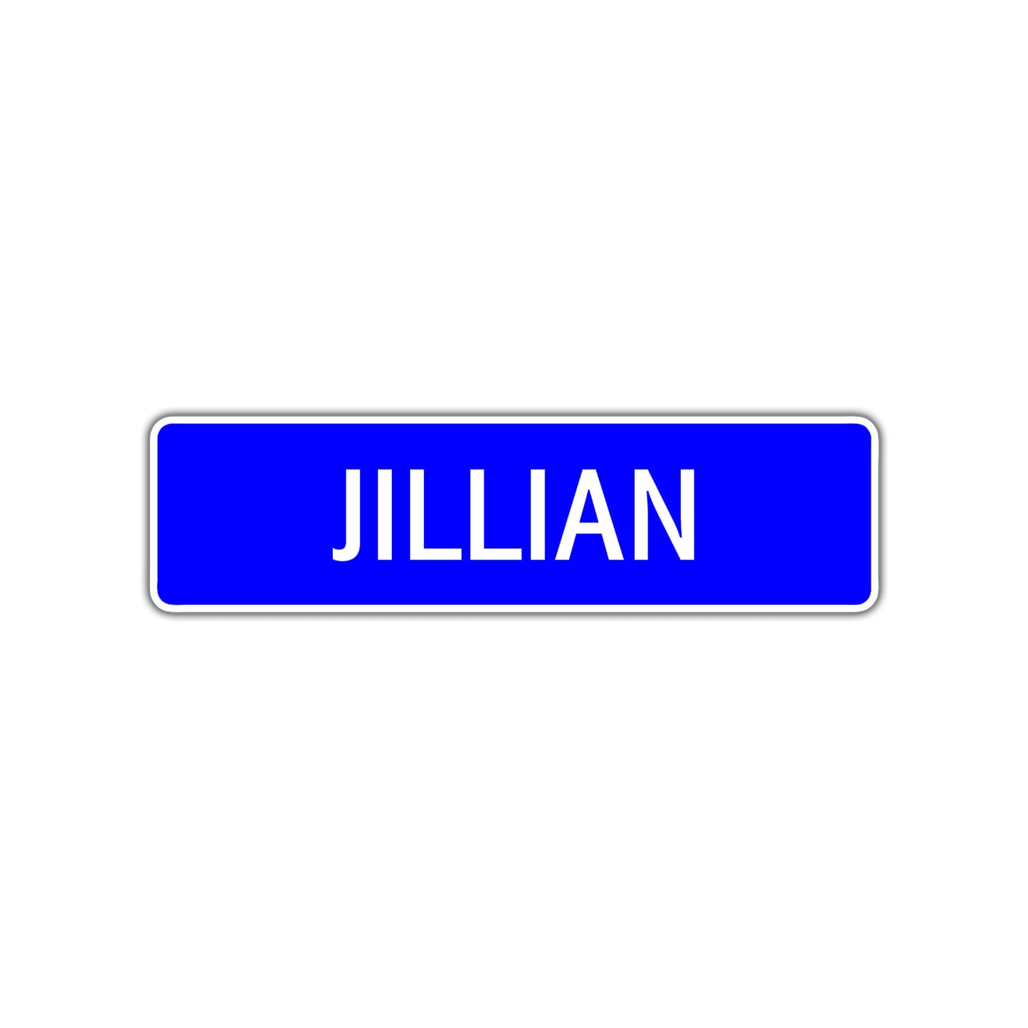 Jillian Street Metal Sign