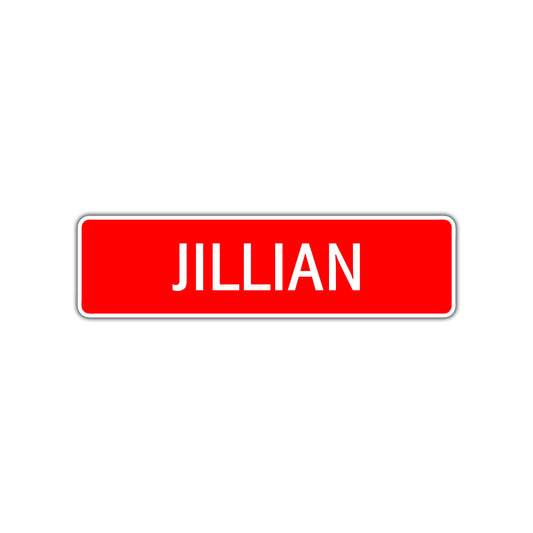 Jillian Street Sign