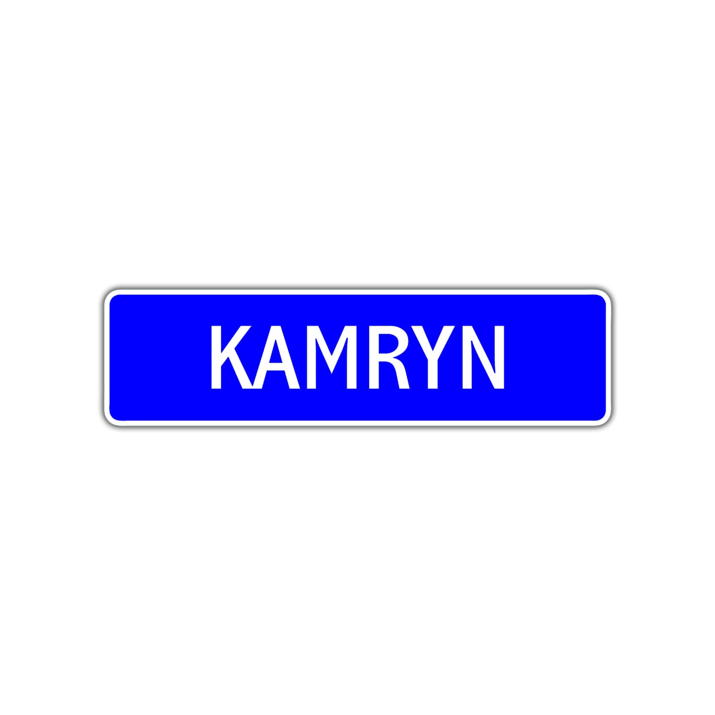 Kamryn Street Metal Sign Plate