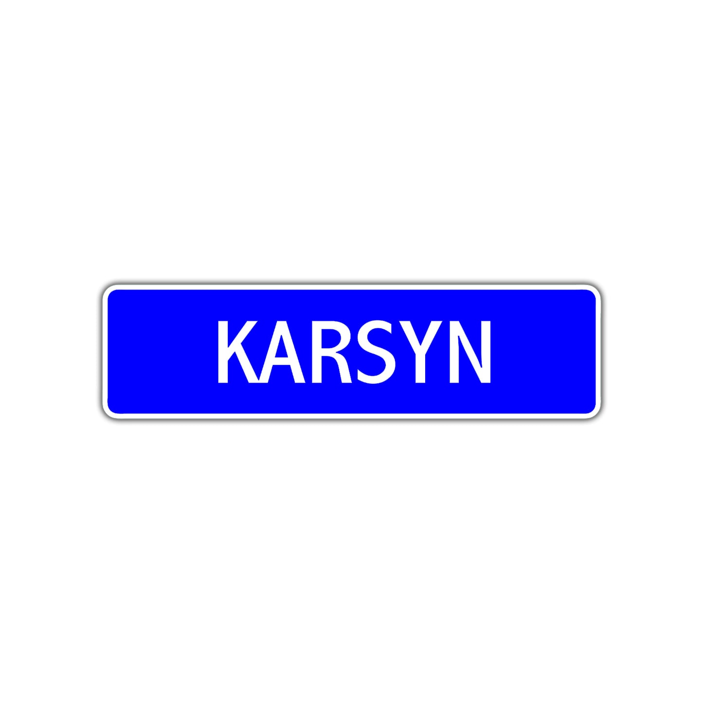 Karsyn Street Metal Sign Plate