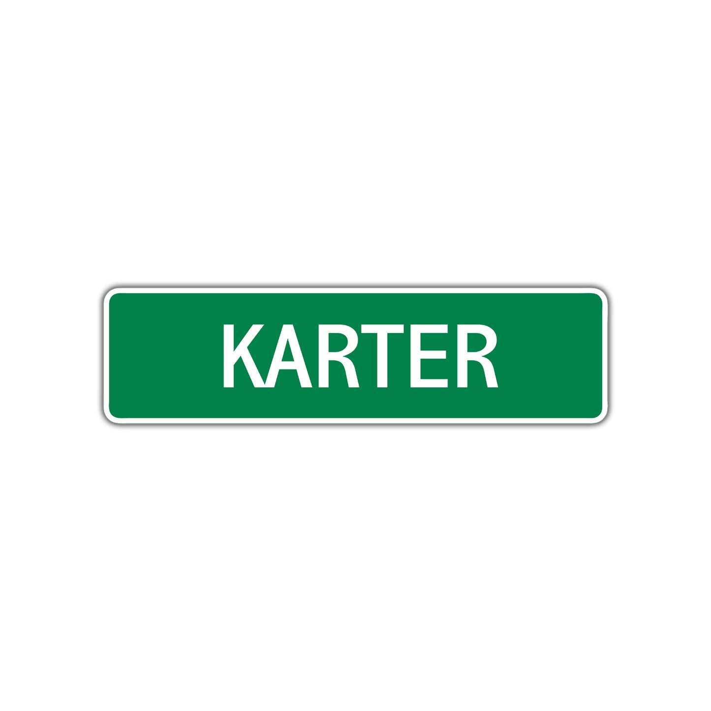 Karter Street Sign