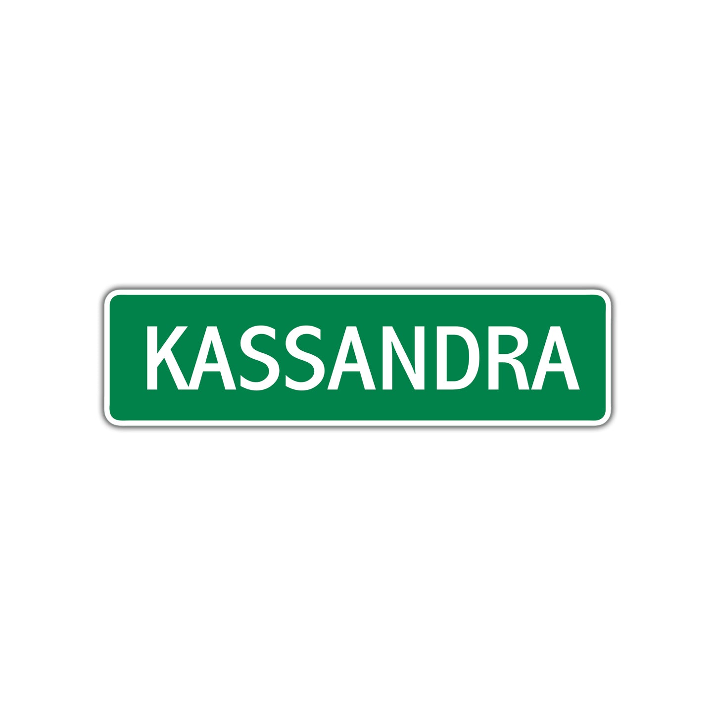 Kassandra Street Sign