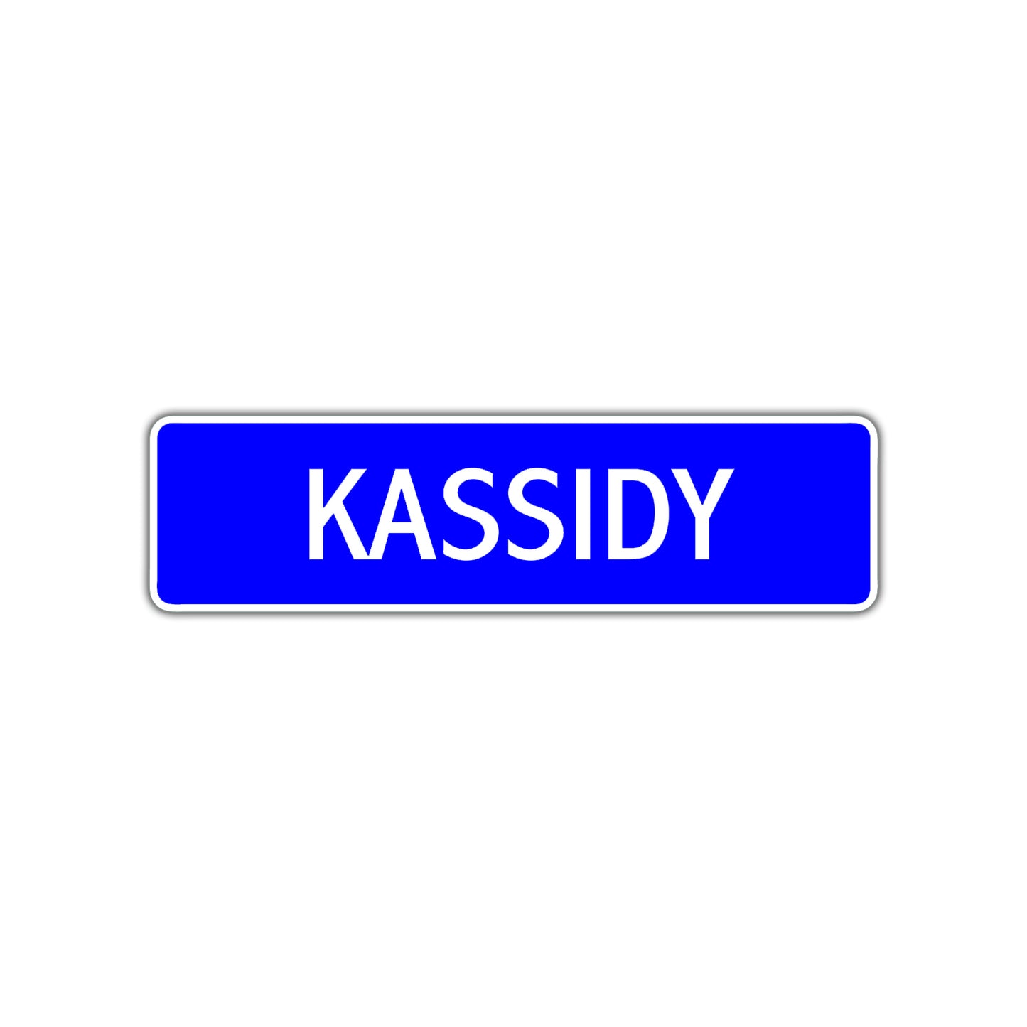Kassidy Street Metal Sign Plate