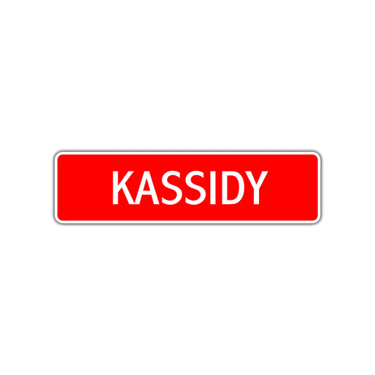 Kassidy Street Sign
