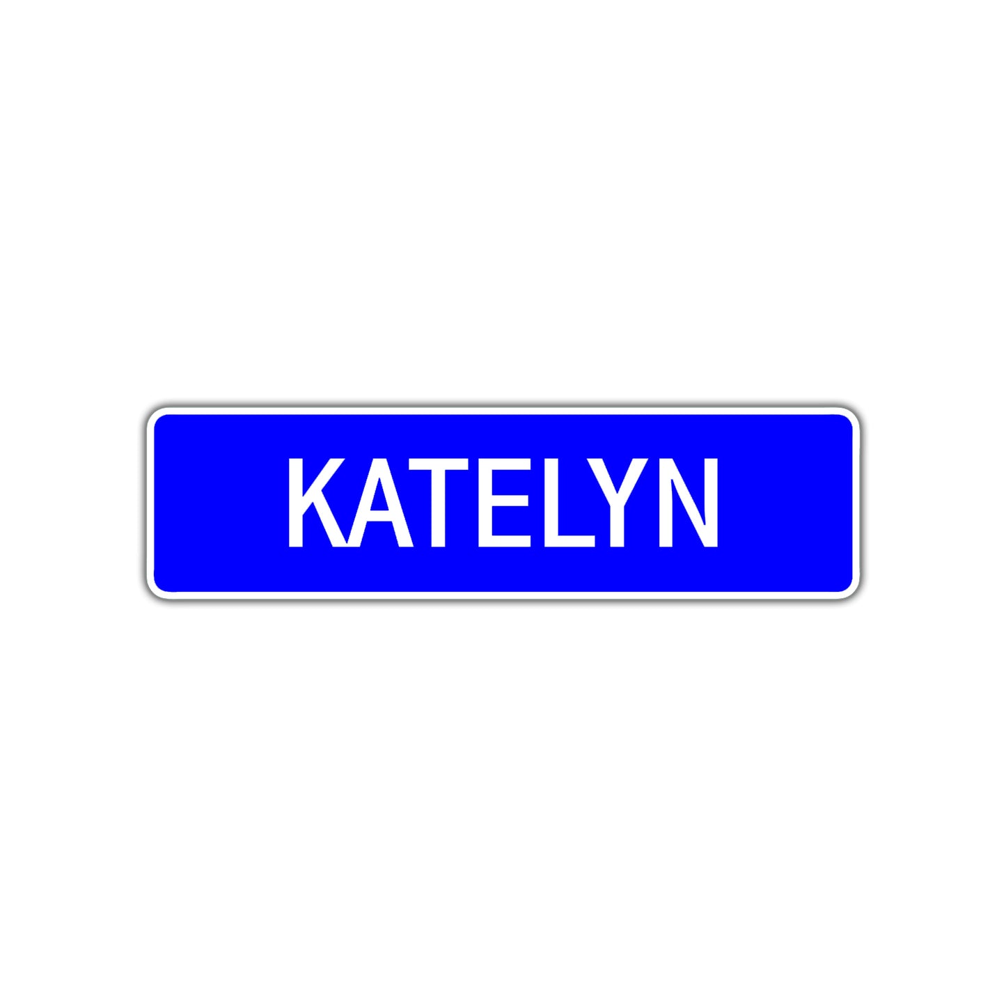 Katelyn Street Metal Sign Plate