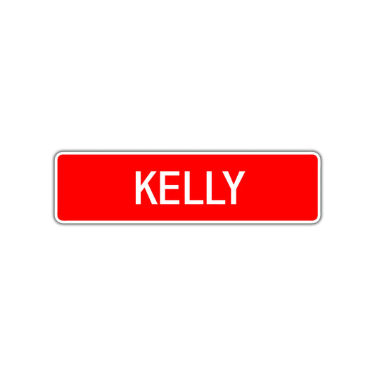 Kelly Street Sign