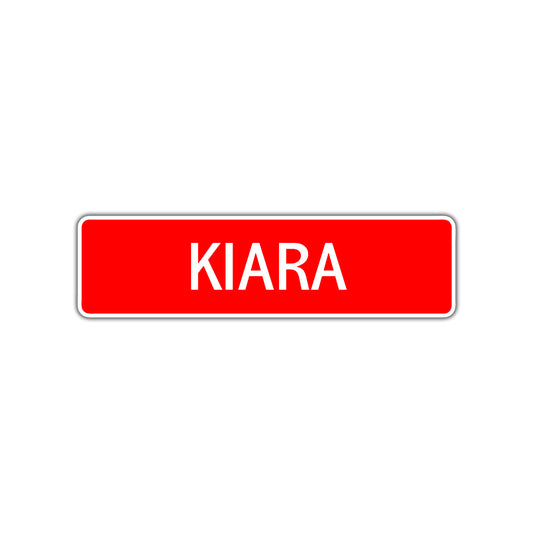 Kiara Street Sign