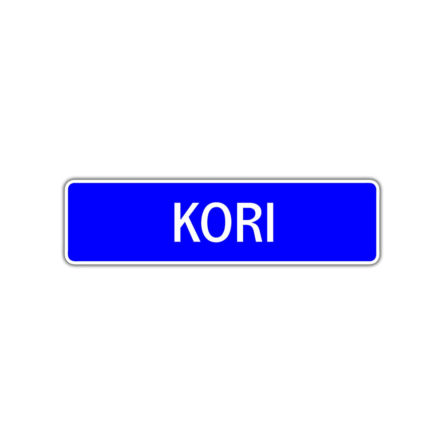 Kori Street Metal Sign Plate