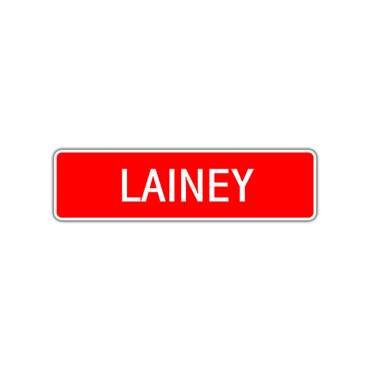 Lainey Street Sign