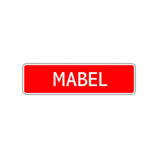 Mabel Street Sign