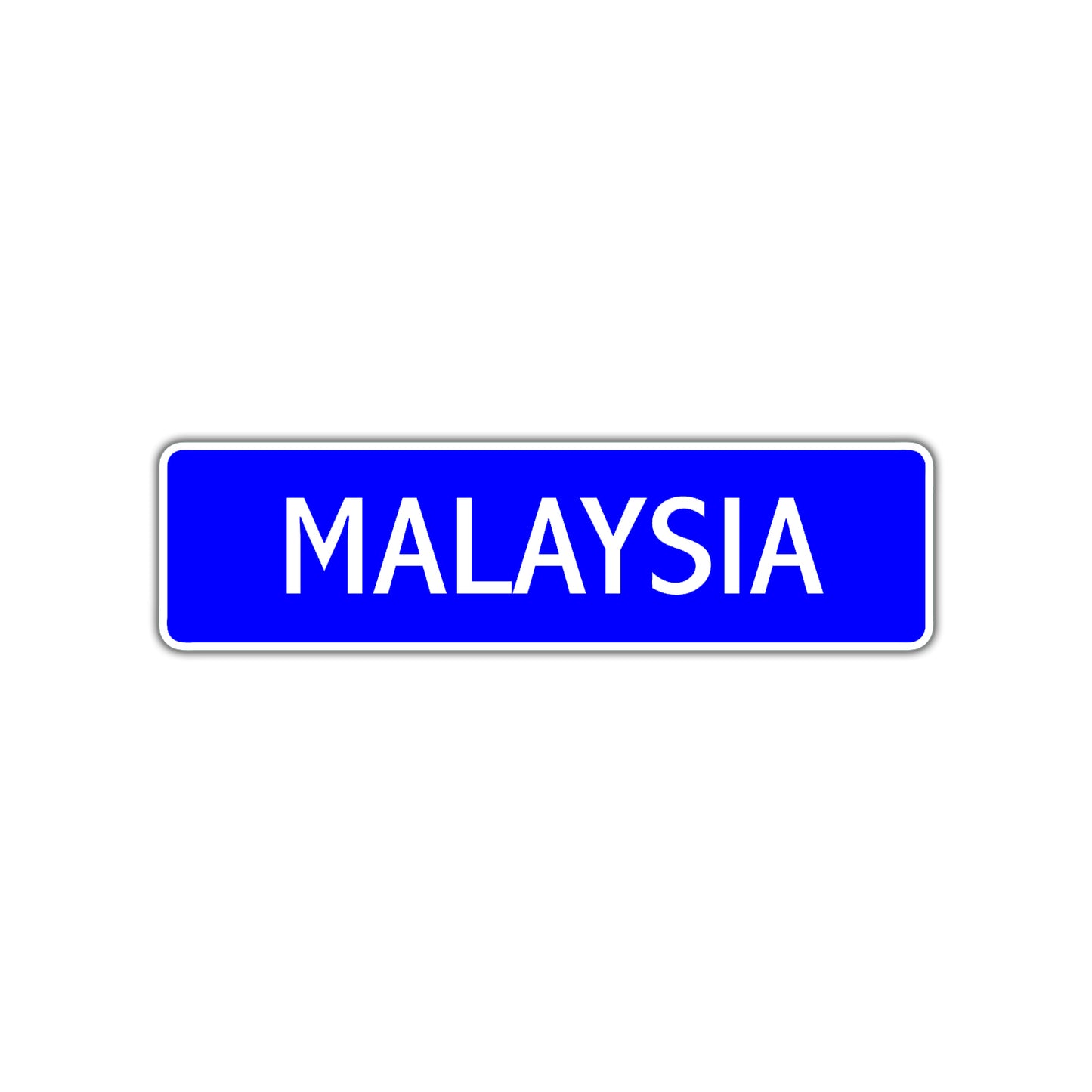 Malaysia Street Metal Sign Plate