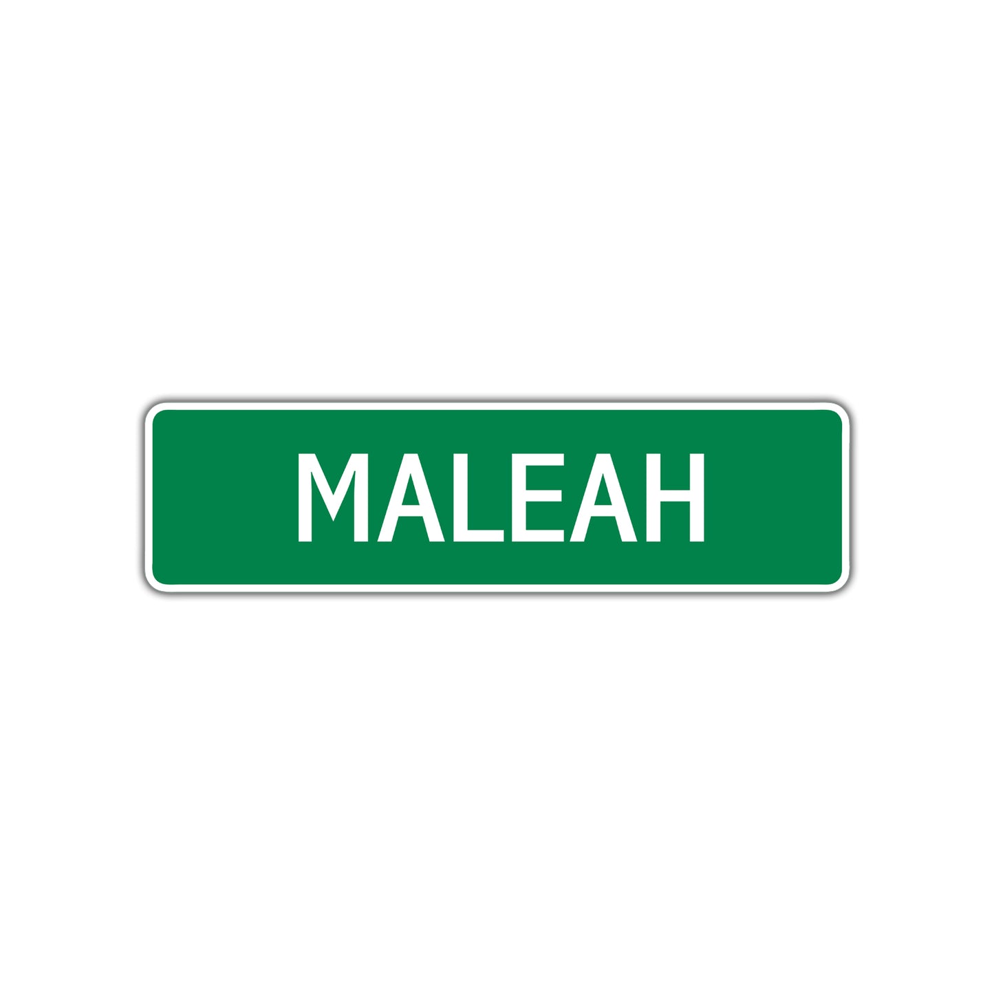 Maleah Street Sign