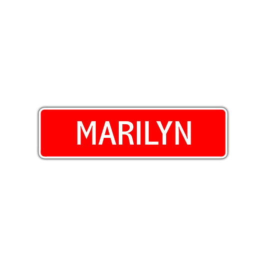 Marilyn Street Sign