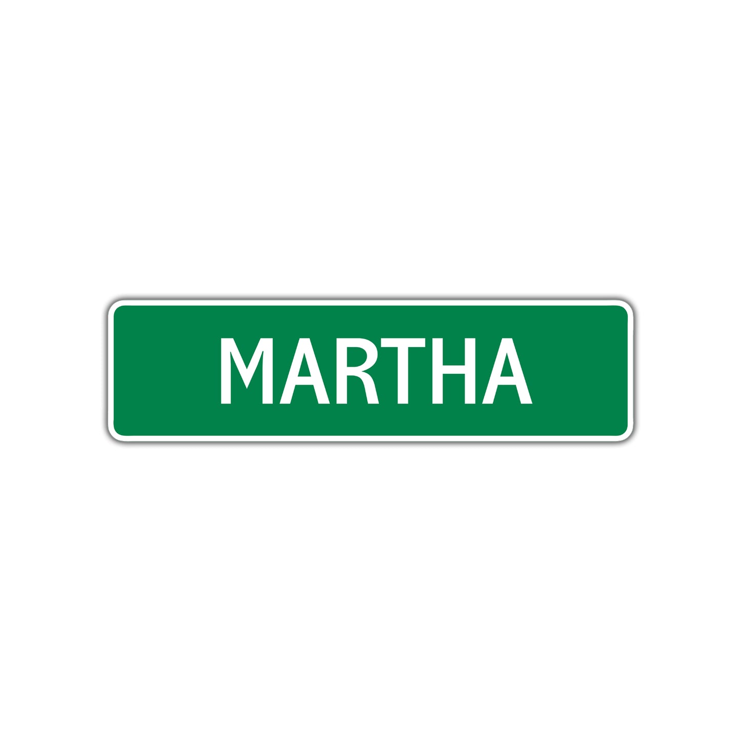 Martha Street Sign