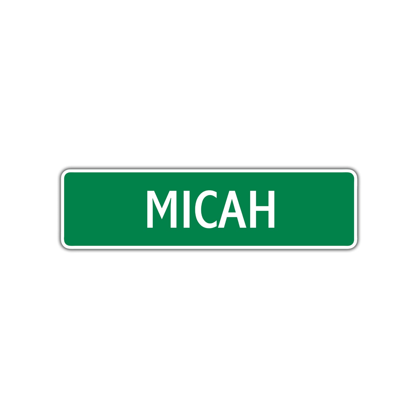 Micah Street Sign