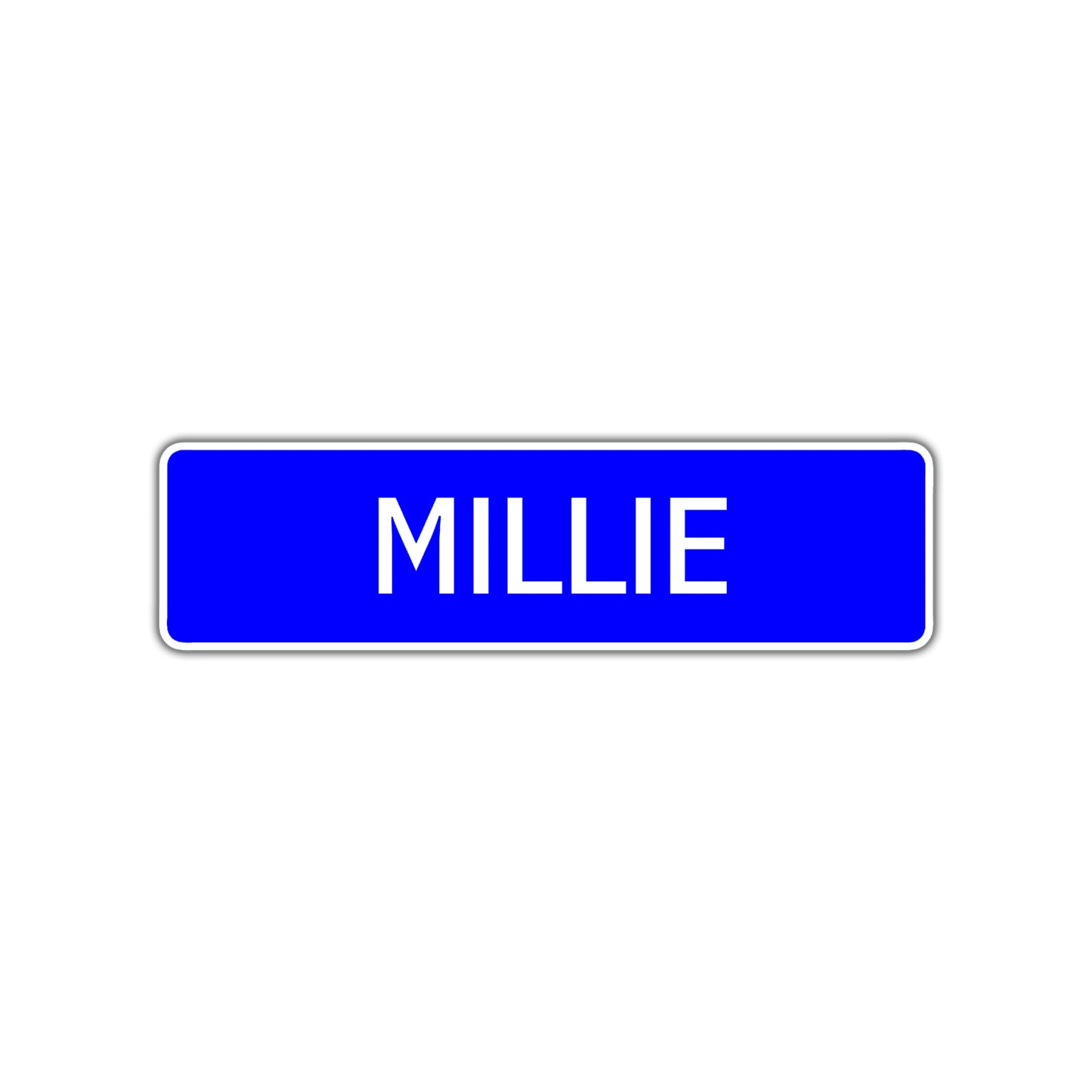 Millie Street Metal Sign Plate