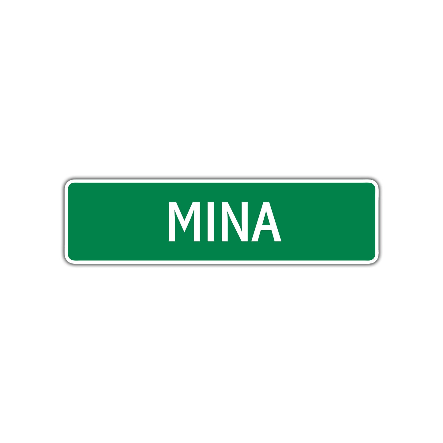 Mina Street Sign