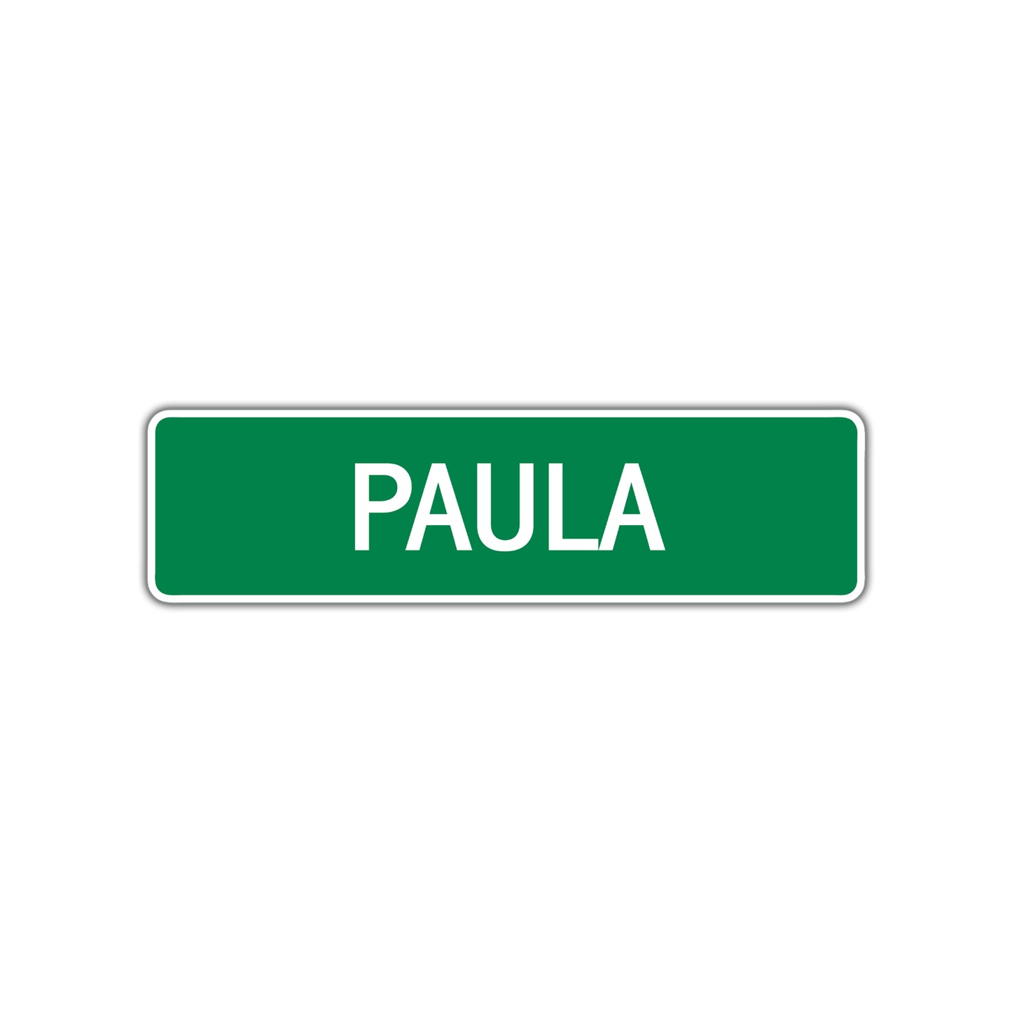 Paula Street Sign