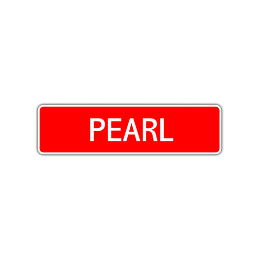 Pearl Street Sign