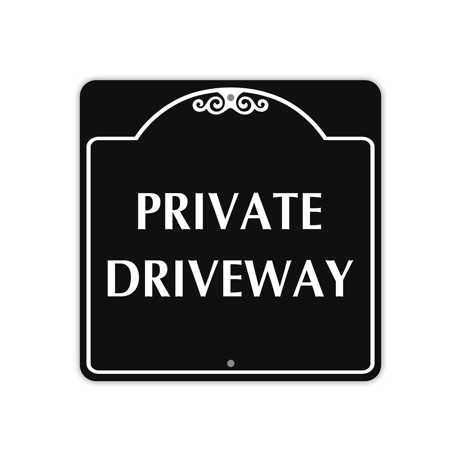 Private Driveway Sign Plate