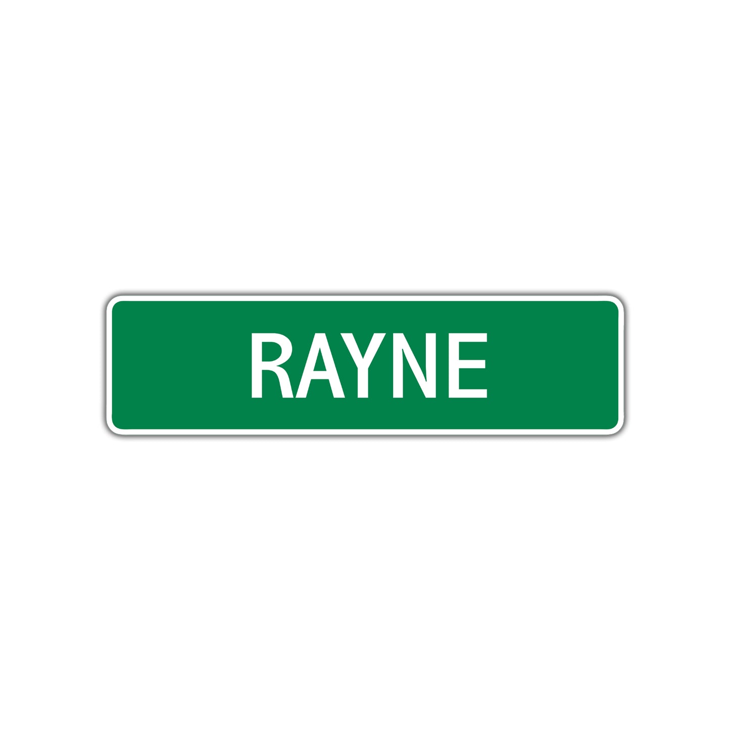 Rayne Street Sign