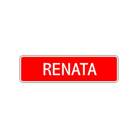 Renata Street Sign