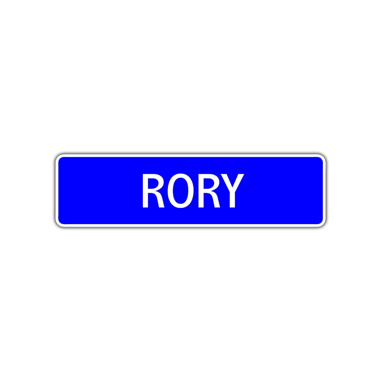 Rory Street Metal Sign Plate