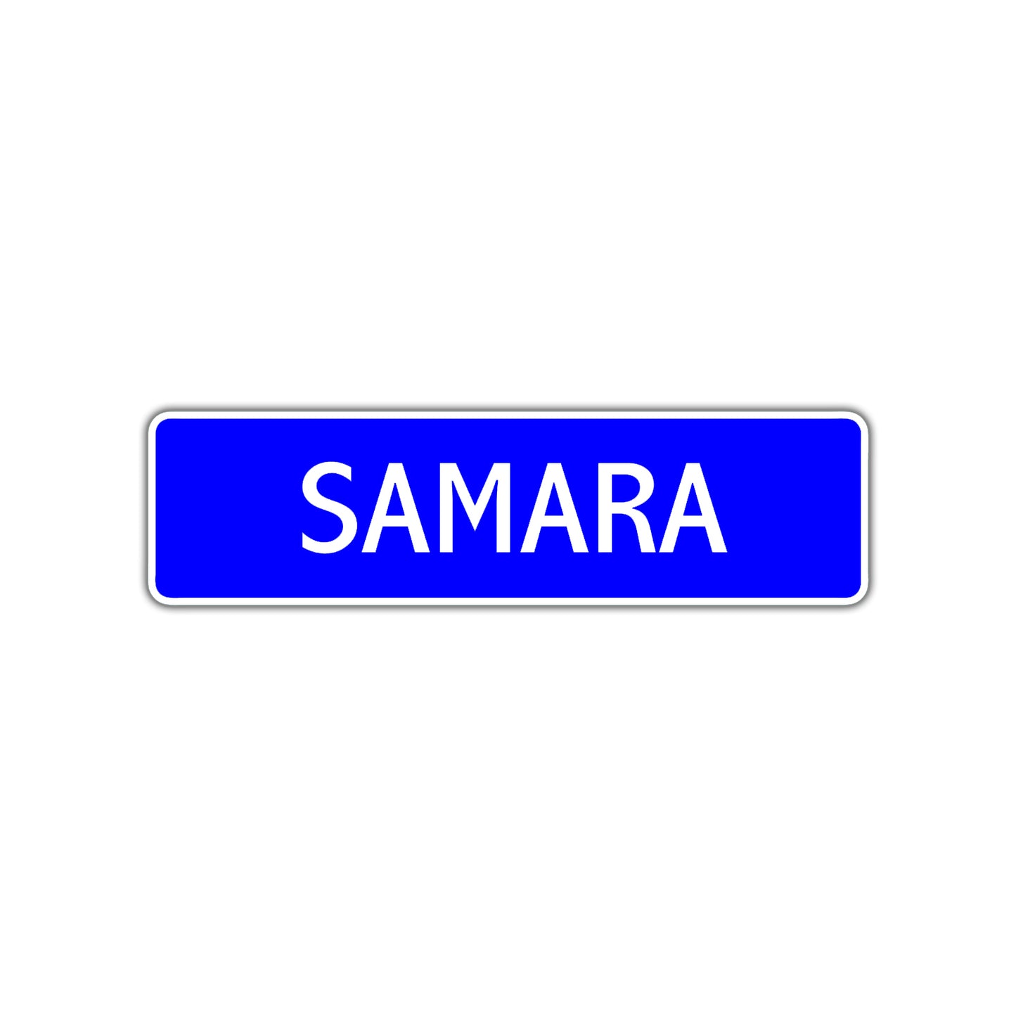 Samara Street Metal Sign Plate
