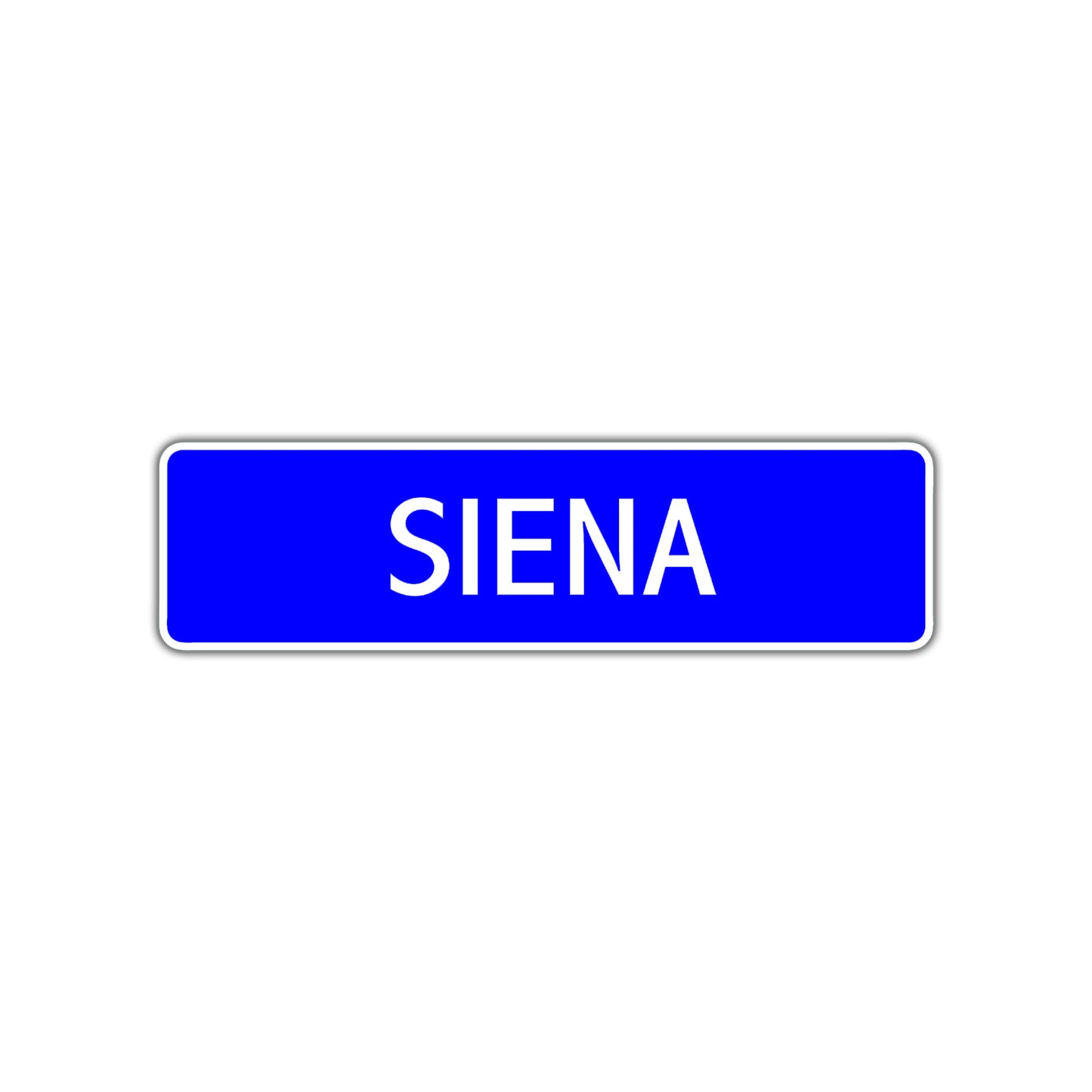 Siena Street Sign