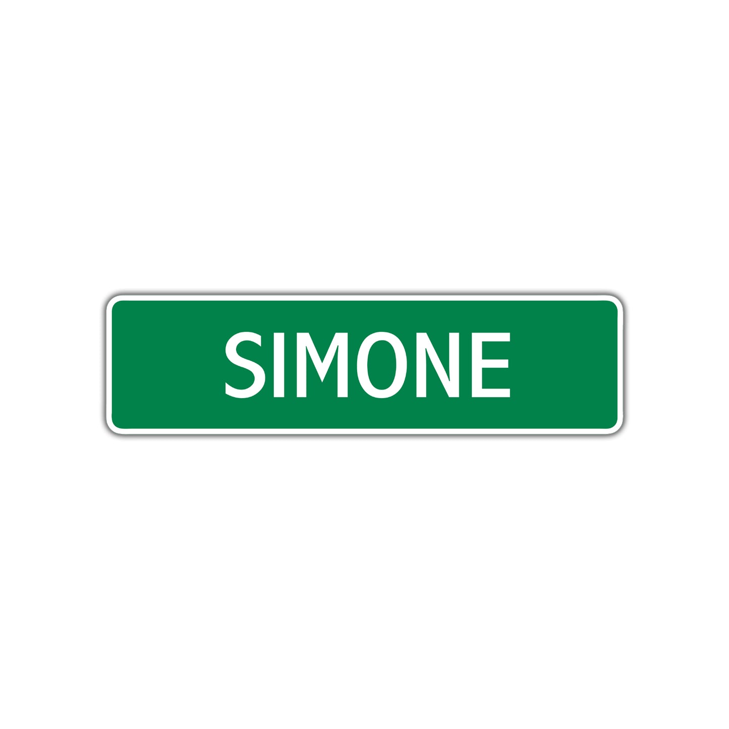 Simone Street Sign