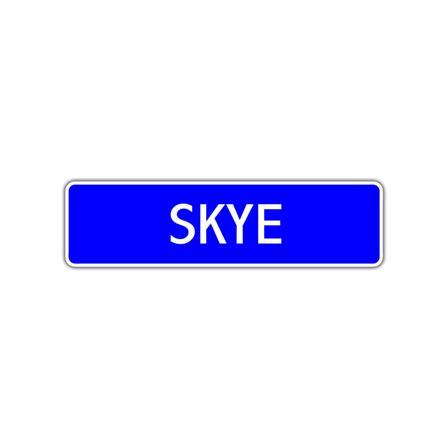 Skye Street Metal Sign Plate