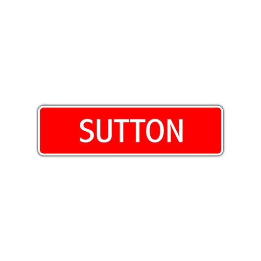 Sutton Street Sign