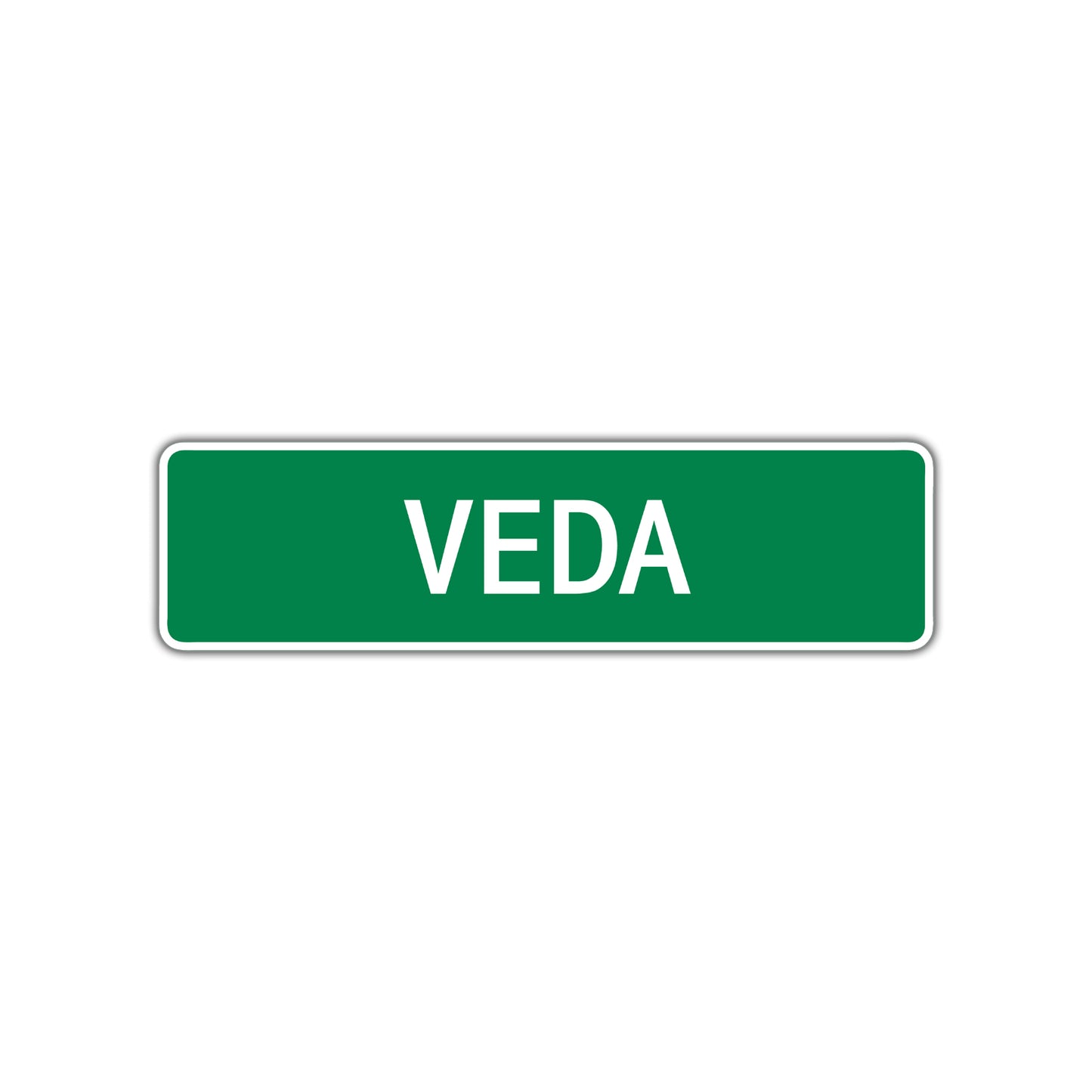 Veda Street Sign