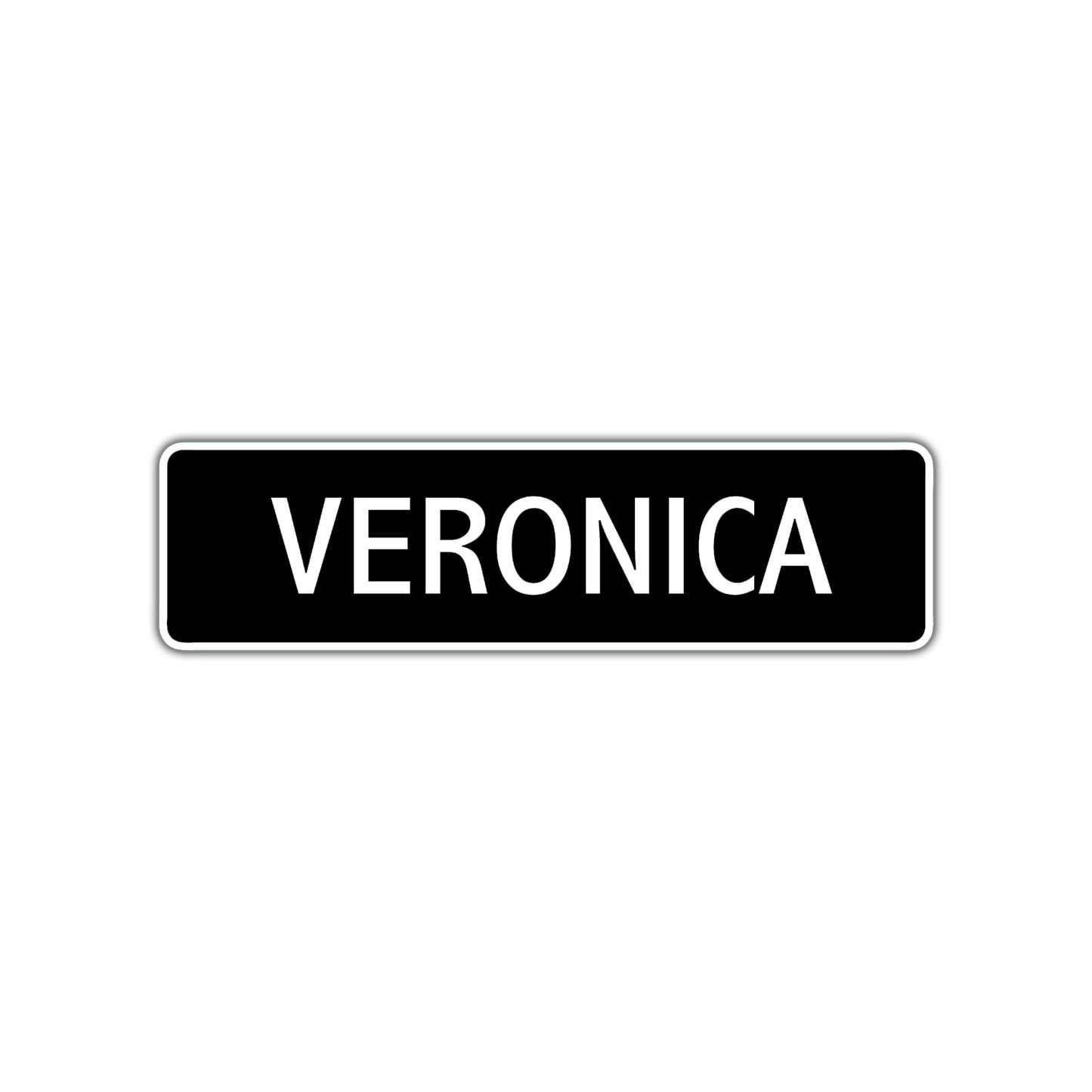 Veronica Street Metal Sign