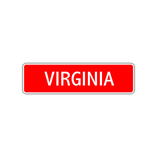 Virginia Street Sign